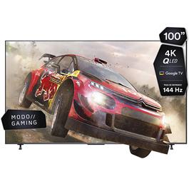 Smart Tv Noblex 100" DR100X9600 Black Series Qled 4K Google Tv             